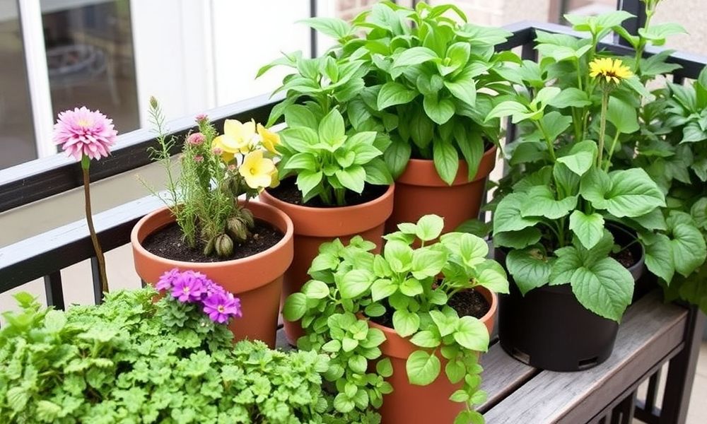 Container Gardening Ideas for Small Balconies & Patios